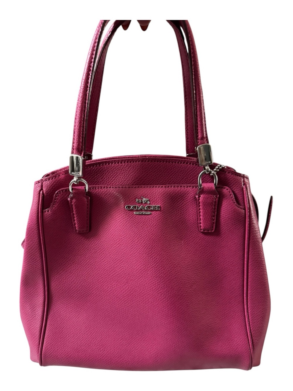 Coach Pink Leather Shoulder Bag